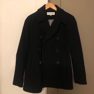 Calvin klein wool pea coat size 2P